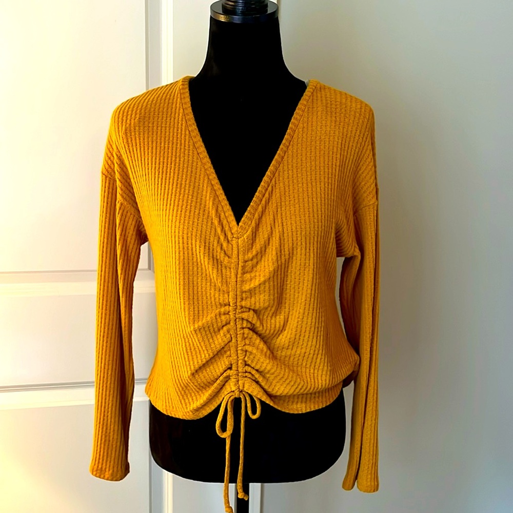 Long sleeve mustard top! Super soft! New/never worn